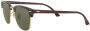 Ray-Ban Clubmaster Classic zonnebril Bruin - Thumbnail 3