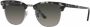 Ray-Ban Clubmaster zonnebril met D-montuur Grijs - Thumbnail 2