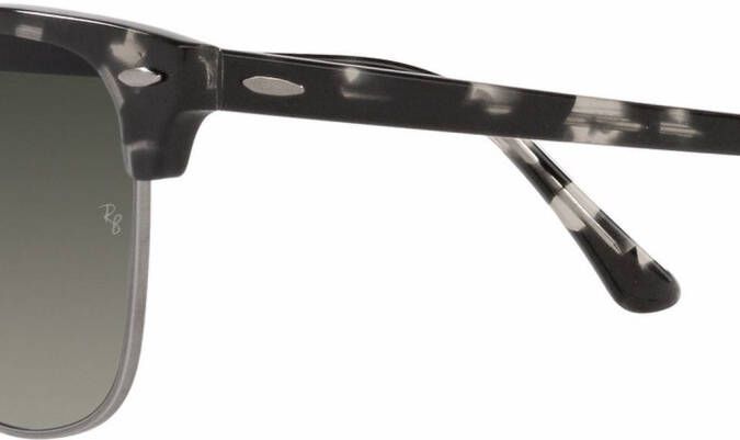 Ray-Ban Clubmaster zonnebril met D-montuur Grijs
