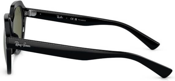Ray-Ban Zonnebril met rond montuur Zwart