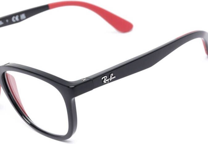 RAY-BAN JUNIOR Bril met logoplakkaat Zwart