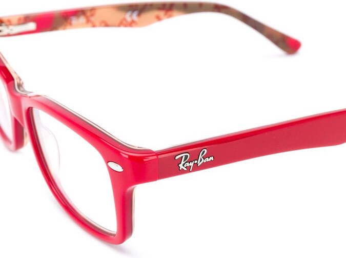 RAY-BAN JUNIOR Bril met vierkant montuur Rood