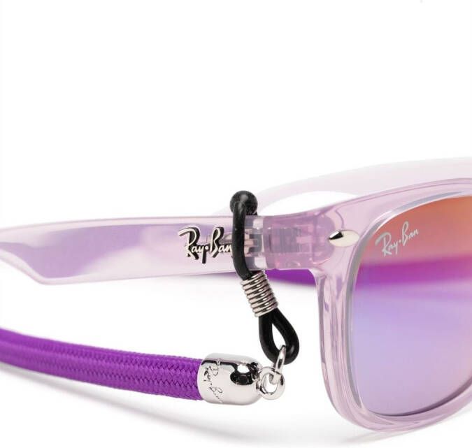 RAY-BAN JUNIOR Zonnebril met rechthoekig montuur Paars