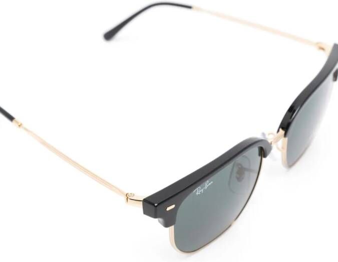RAY-BAN JUNIOR New Clubmaster zonnebril met vierkant montuur Zwart