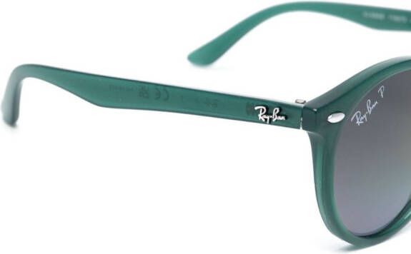 RAY-BAN JUNIOR RB9064S zonnebril met rond montuur Groen
