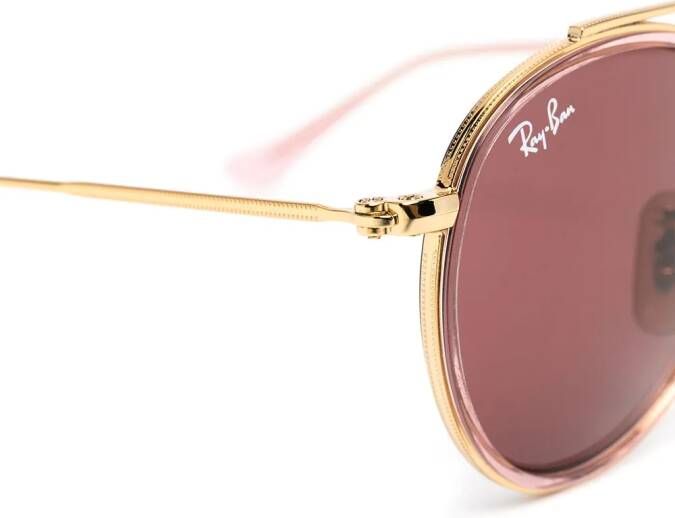 RAY-BAN JUNIOR Zonnebril met piloten montuur Roze