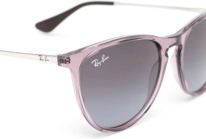RAY-BAN JUNIOR Zonnebril met rond montuur Paars