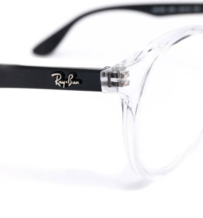 RAY-BAN JUNIOR Zonnebril met rond montuur Zwart