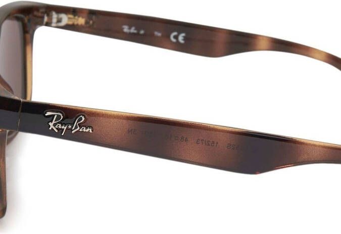 RAY-BAN JUNIOR Zonnebril met schildpadschild design Bruin