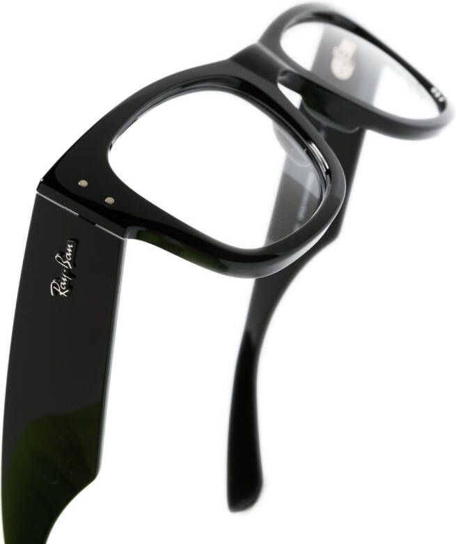 Ray-Ban Mega Wayfarer zonnebril met wayfarer montuur Zwart