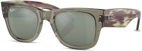 Ray-Ban Zonnebril met wayfer montuur Groen
