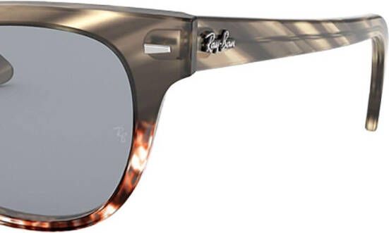 Ray-Ban Meteor zonnebril met gestreept montuur Grijs