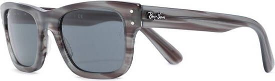 Ray-Ban Mr Burbank zonnebril met rechthoekig montuur Blauw