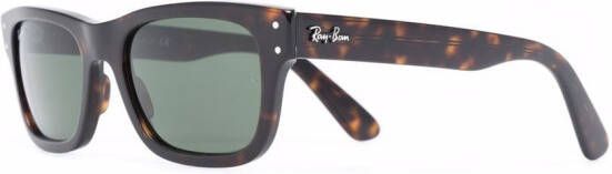 Ray-Ban Mr Burbank zonnebril met rechthoekig montuur Zwart