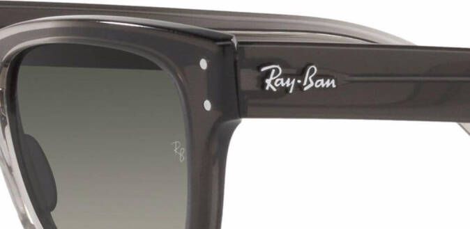 Ray-Ban Mr Burbank zonnebril met vierkant montuur Grijs