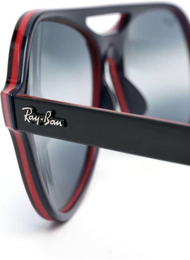 Ray-Ban Powder Horn zonnebril met aviator montuur Blauw
