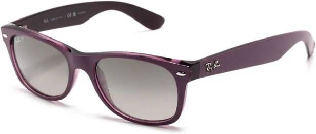 Ray-Ban RB2132 New Wayfarer zonnebril met vierkant montuur Bruin