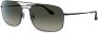 Ray-Ban RB3611 zonnebril met vierkant montuur Zwart - Thumbnail 3