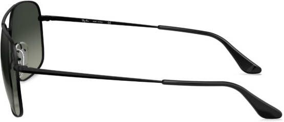 Ray-Ban RB3611 zonnebril met vierkant montuur Zwart