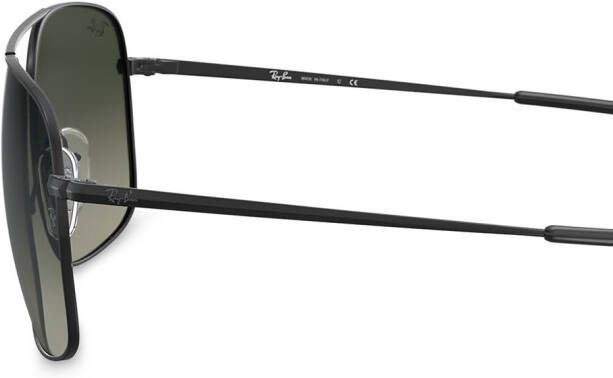 Ray-Ban RB3611 zonnebril met vierkant montuur Zwart