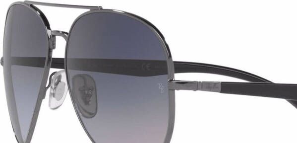 Ray-Ban RB3675 zonnebril met piloten montuur Grijs