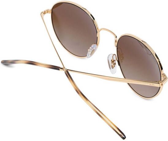 Ray-Ban RB3681 zonnebril met rond montuur Bruin