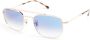 Ray-Ban RB3707 zonnebril met geometrisch montuur Roze - Thumbnail 2