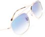 Ray-Ban RB3707 zonnebril met geometrisch montuur Roze - Thumbnail 3