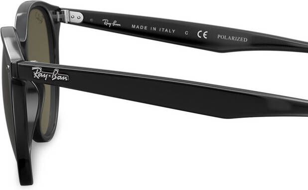 Ray-Ban RB4305 zonnebril met rond montuur Zwart