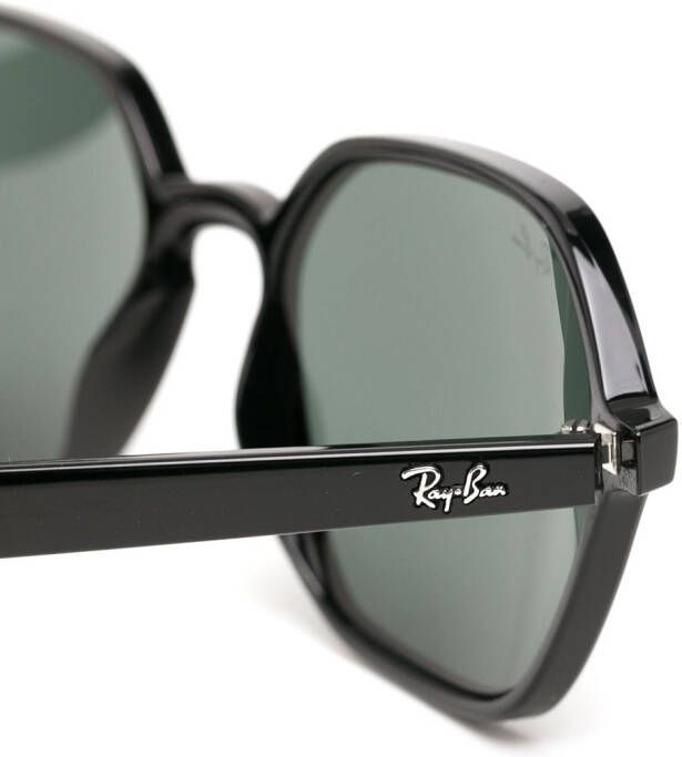 Ray-Ban RB4361 zonnebril met geometrisch montuur Zwart