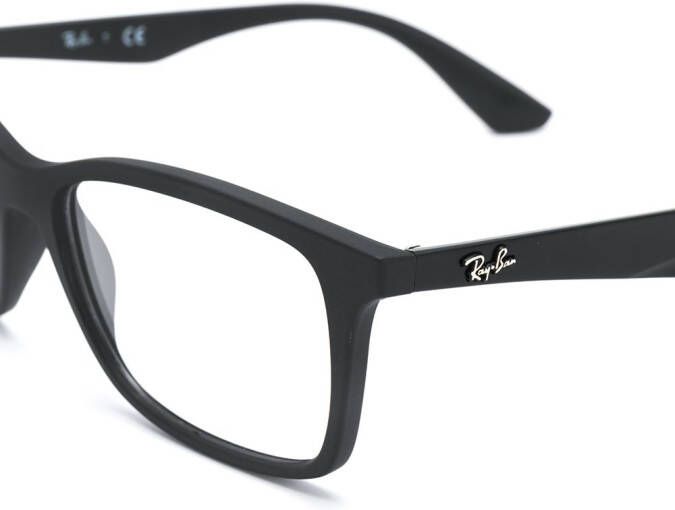 Ray-Ban rectangle frame glasses Zwart