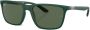 Ray-Ban Zonnebril met rechthoekig montuur Groen - Thumbnail 2
