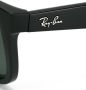 Ray-Ban Justin zonnebril met vierkant montuur Zwart - Thumbnail 3