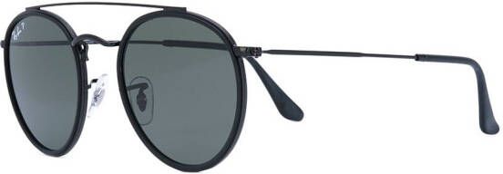 Ray-Ban round frame sunglasses Zwart