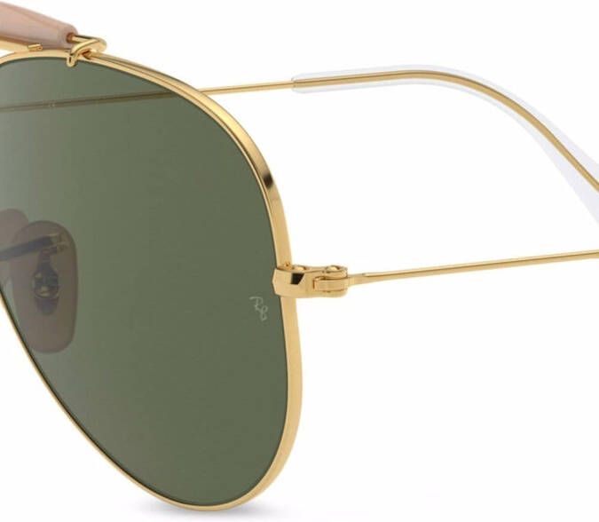 Ray-Ban Shooter zonnebril met piloten montuur Goud