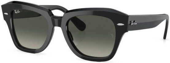 Ray-Ban State Street zonnebril met vierkant montuur Zwart