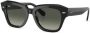 Ray-Ban State Street zonnebril met vierkant montuur Zwart - Thumbnail 2