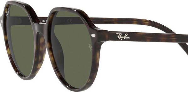Ray-Ban Thalia zonnebril met rond montuur Groen