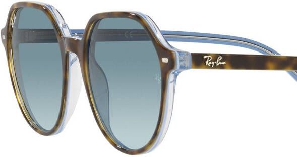 Ray-Ban Thalia zonnebril met rond montuur Bruin