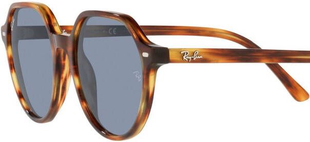 Ray-Ban Thalia zonnebril met rond montuur Bruin