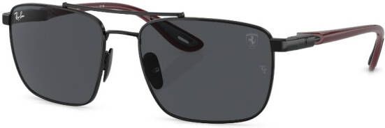Ray-Ban Zonnebril met dubbele neusbrug Zwart