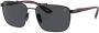 Ray-Ban Zonnebril met dubbele neusbrug Zwart - Thumbnail 3