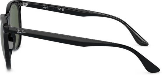 Ray-Ban Zonnebril met vierkant montuur Zwart