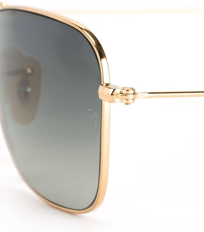 Ray-Ban vierkante zonnebril Goud