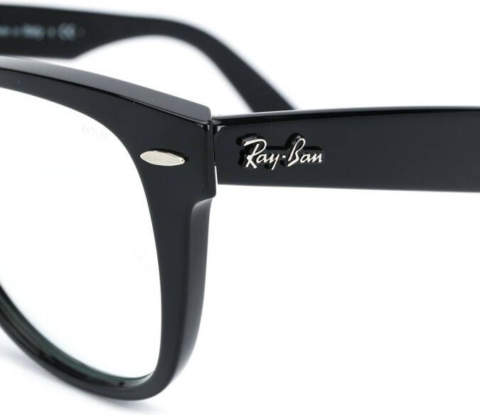 Ray-Ban Zonnebril met wayfarer montuur Zwart