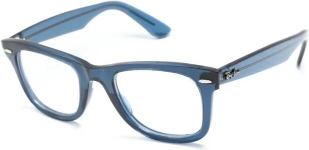 Ray-Ban Wayfarer Ease zonnebril met vierkant montuur Blauw