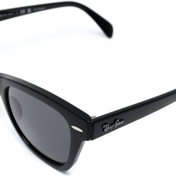 Ray-Ban Zonnebril met wayfarer montuur Zwart