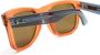 Ray-Ban Wayfarer Reverse zonnebril met vierkant montuur Oranje - Thumbnail 3