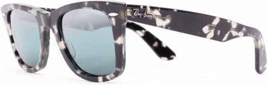 Ray-Ban Wayfarer zonnebril met schildpadschild design Zwart