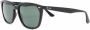 Ray-Ban Wayfarer zonnebril met vierkant montuur Zwart - Thumbnail 1